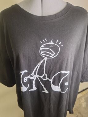 Black Funny Weight Lifting Or Workout Shirt Size 3X